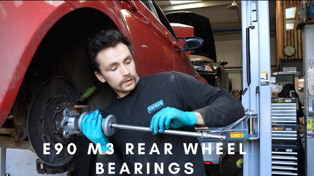 HOW TO: E90 E92 M3 rear wheel bearing replacement 2007-