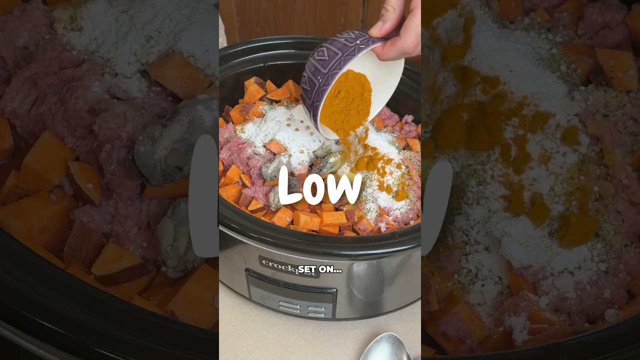 Learn how to make homemade dog food for free! (link in our bio) #thebkpets #homemadedogfood