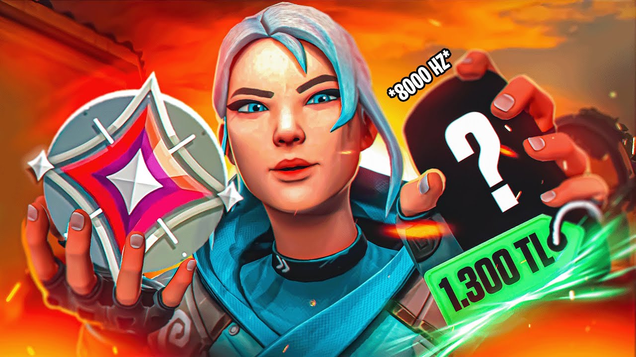 1300TL'ye SATILAN 8000Hz MOUSE ile İMMORTAL Elo'da OYNADIM! | Valorant