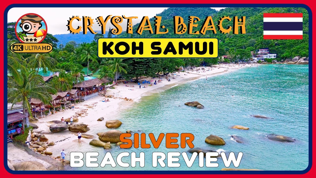 🇹🇭 Crystal Bay Beach / Silver Beach KOH SAMUI (Serene bay in Samui!) 4K Walking Tour/4K Beach Review