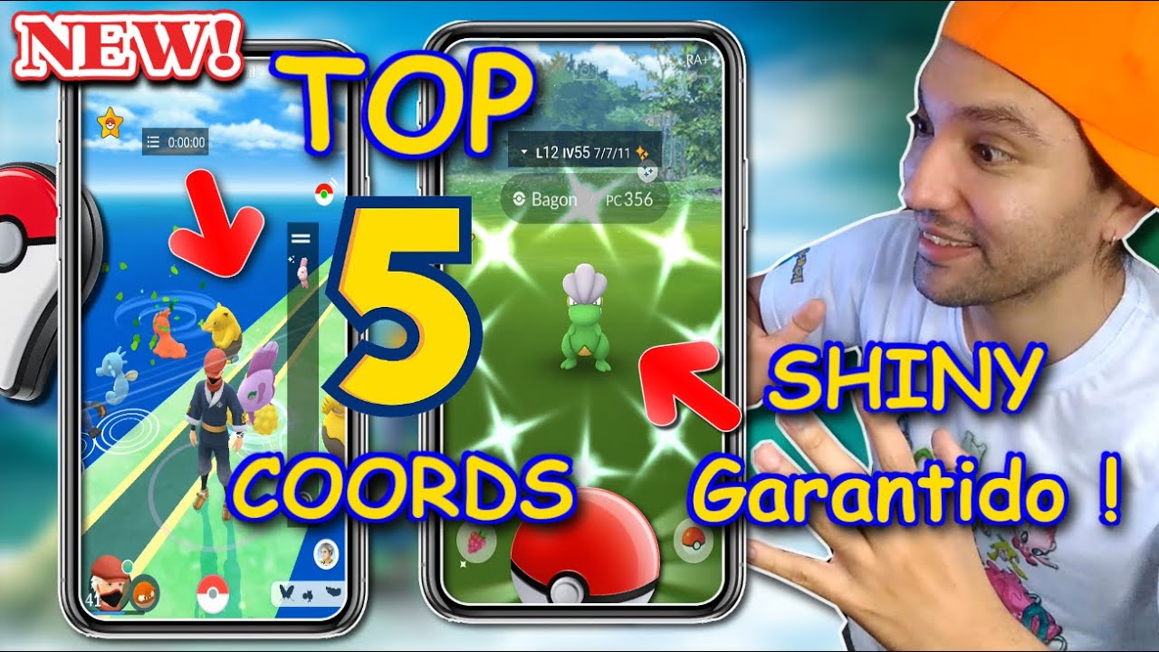 5 TOP COORDENADAS Para PEGAR SHINY FÁCIL Mapa Hack Scan FAKEGPS   SPOOFER 2026 
