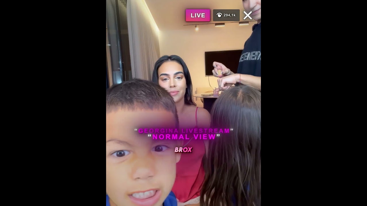 Ronaldo Crashed Georgina's Live 📉☠️ 