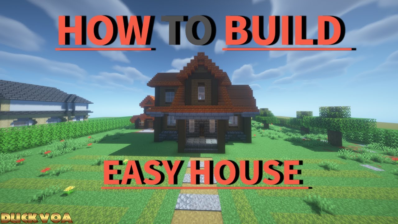 HOW TO BUILD A EASY HOUSE IN MINECRAFT 1.21.11  2026