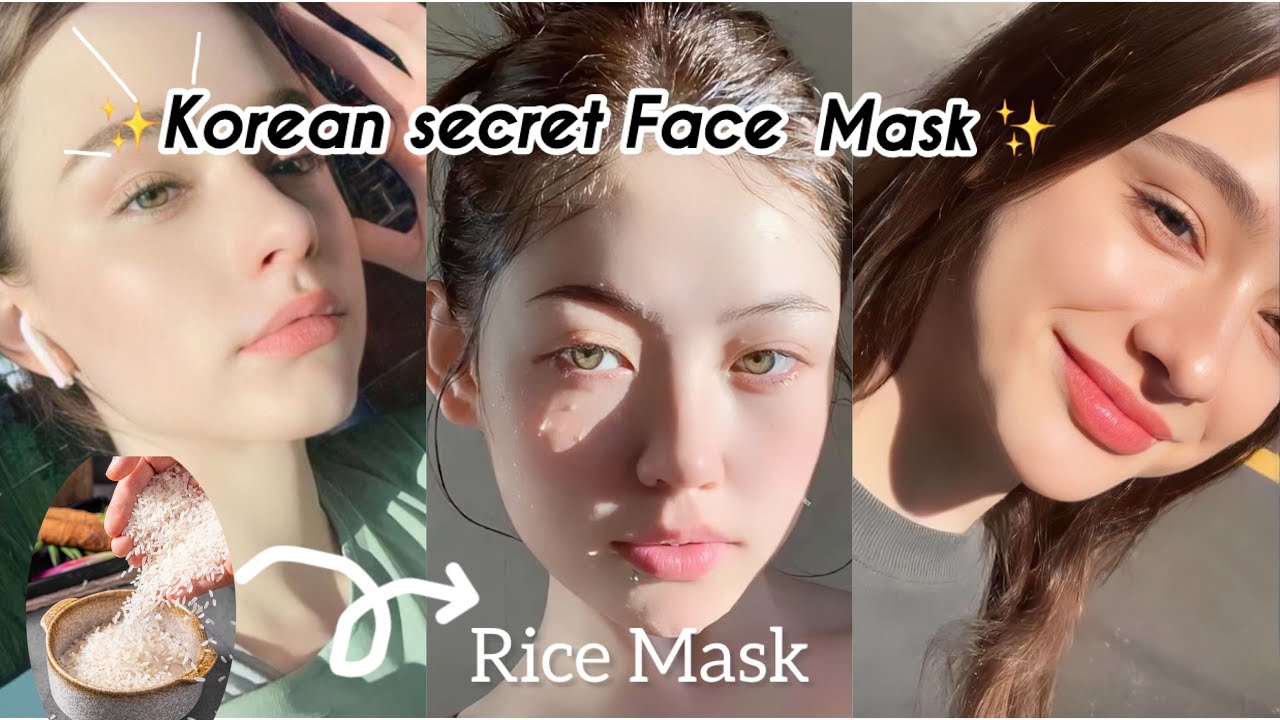 Korean Whitening Rice Mask✨|| Glass skin