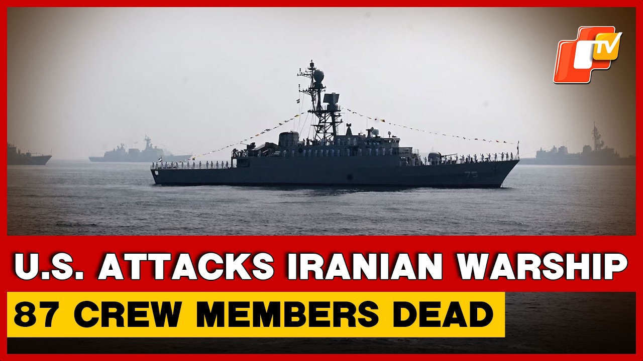 U.S. Attacks Iranian Warship Off Sri Lanka; 87 Dead, Many Missing