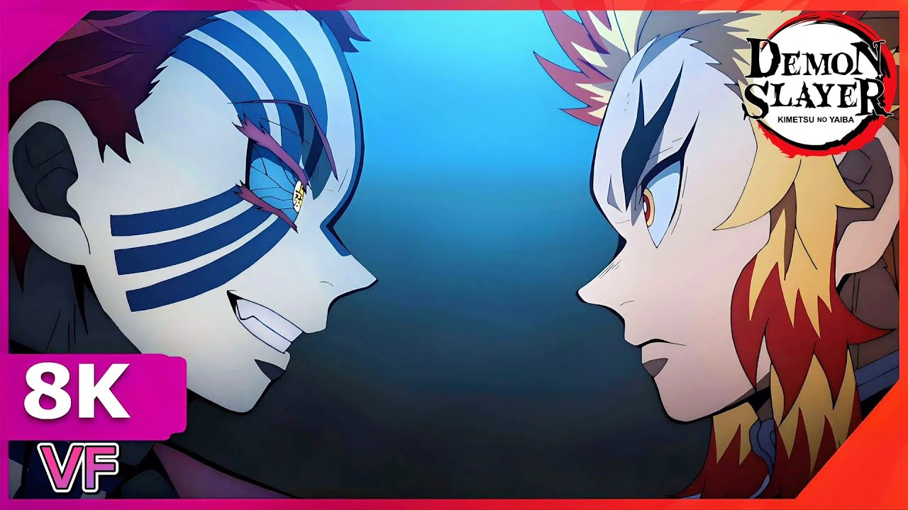 Akaza VS Rengoku VF | Demon Slayer (4K 60FPS)