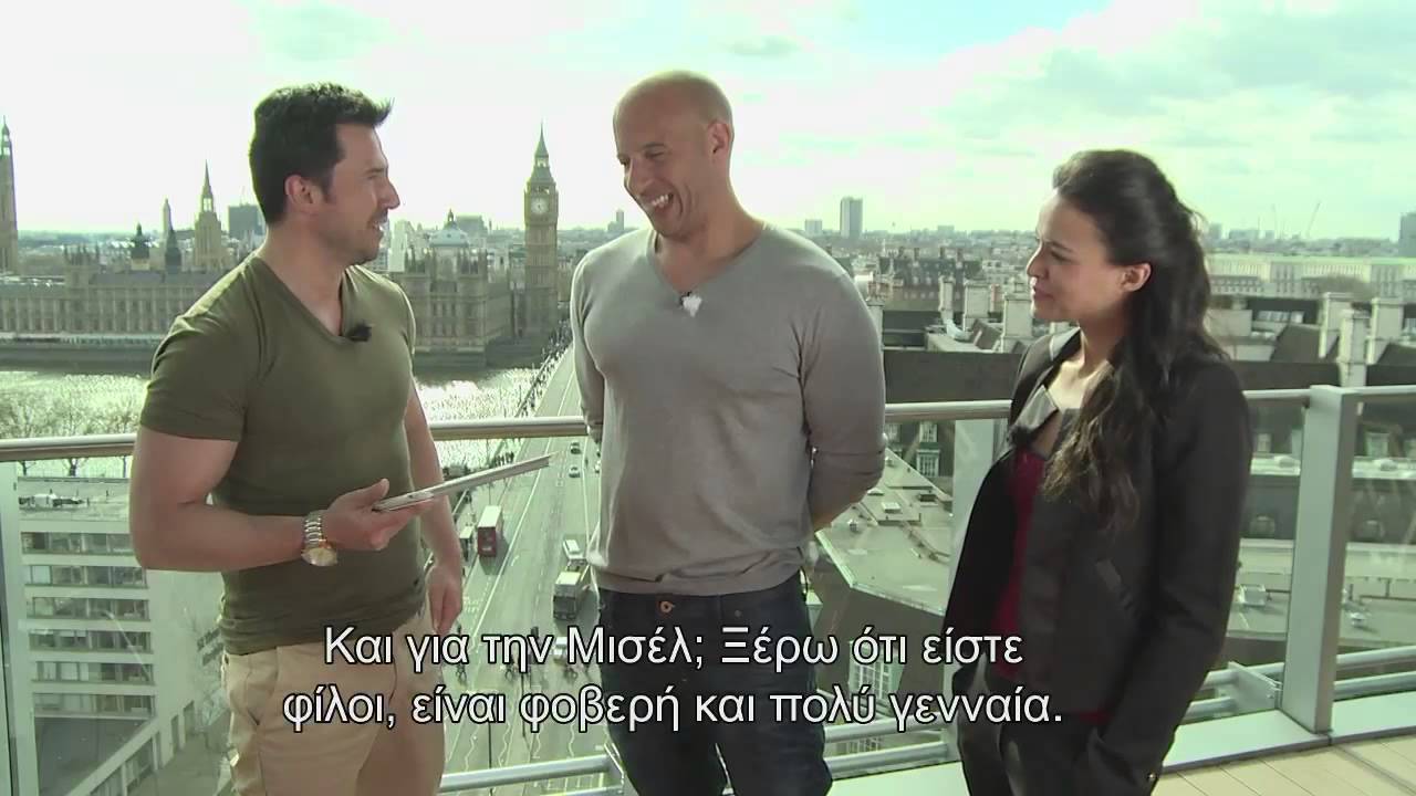 Vin Diesel speaks Greek