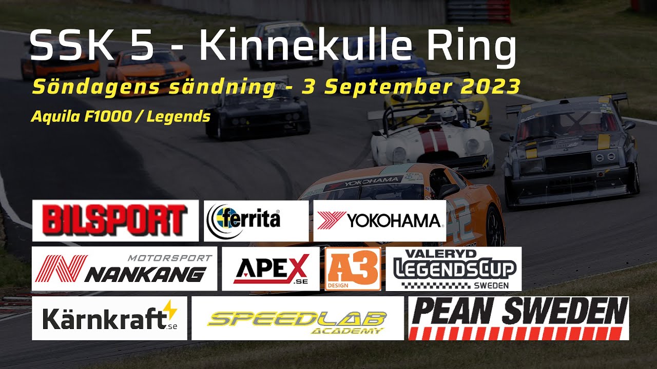 SSK-serien deltävling 5, från Kinnekulle Ring - Söndag
