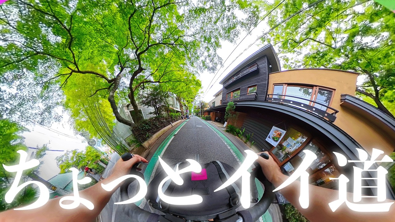 世田谷・渋谷のちょっと気持ちいい道をチャリンコでうろちょろ【360°動画】