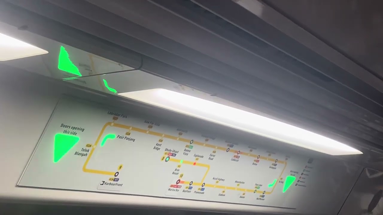 [SMRT] ALS C830C Set 845 from CC4 Promenade - CC3 Esplanade (NE Show not-so-exclusive crowd)