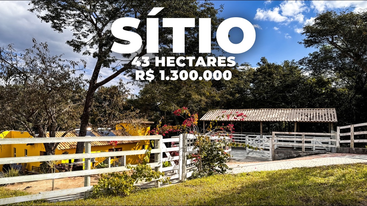 FAZENDINHA 43 HECTARES, 6 KM DA CIDADE - MADRE DE DEUS / MG | R$ 1.300.000