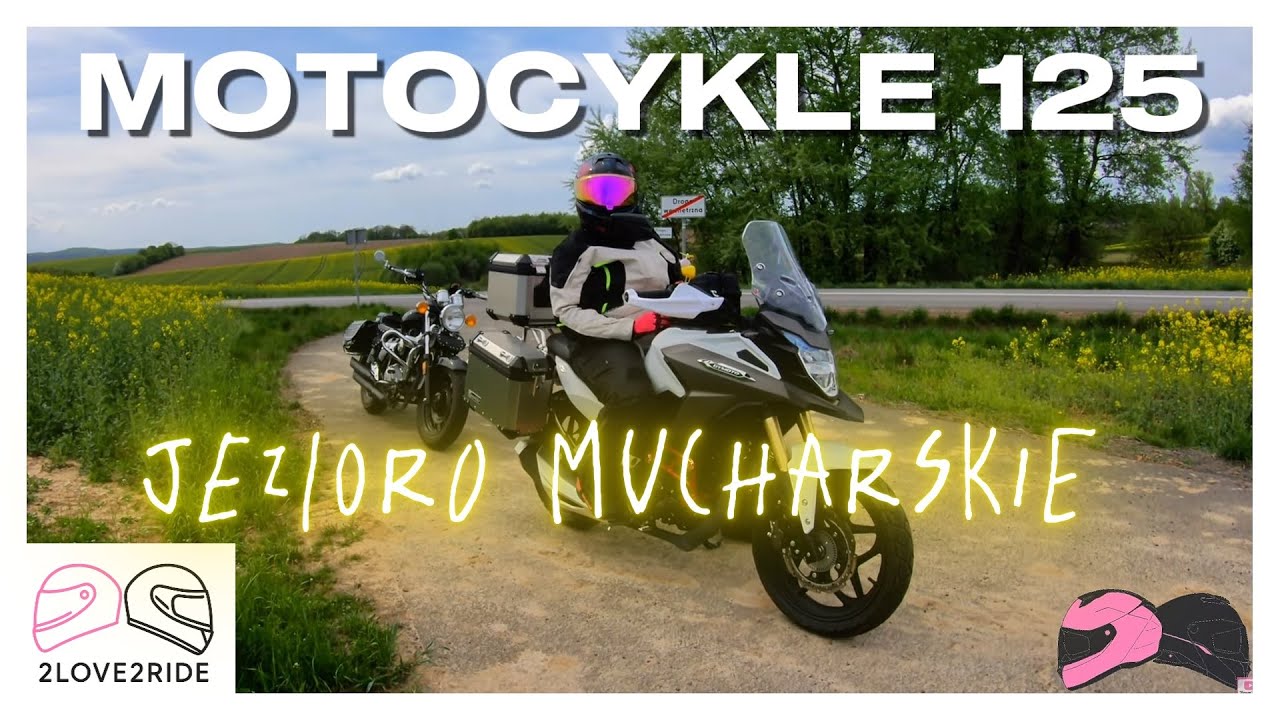 Motocykle Daytona Dymoto 125 Keeway Superlight 125 nad Jeziorem Mucharskim