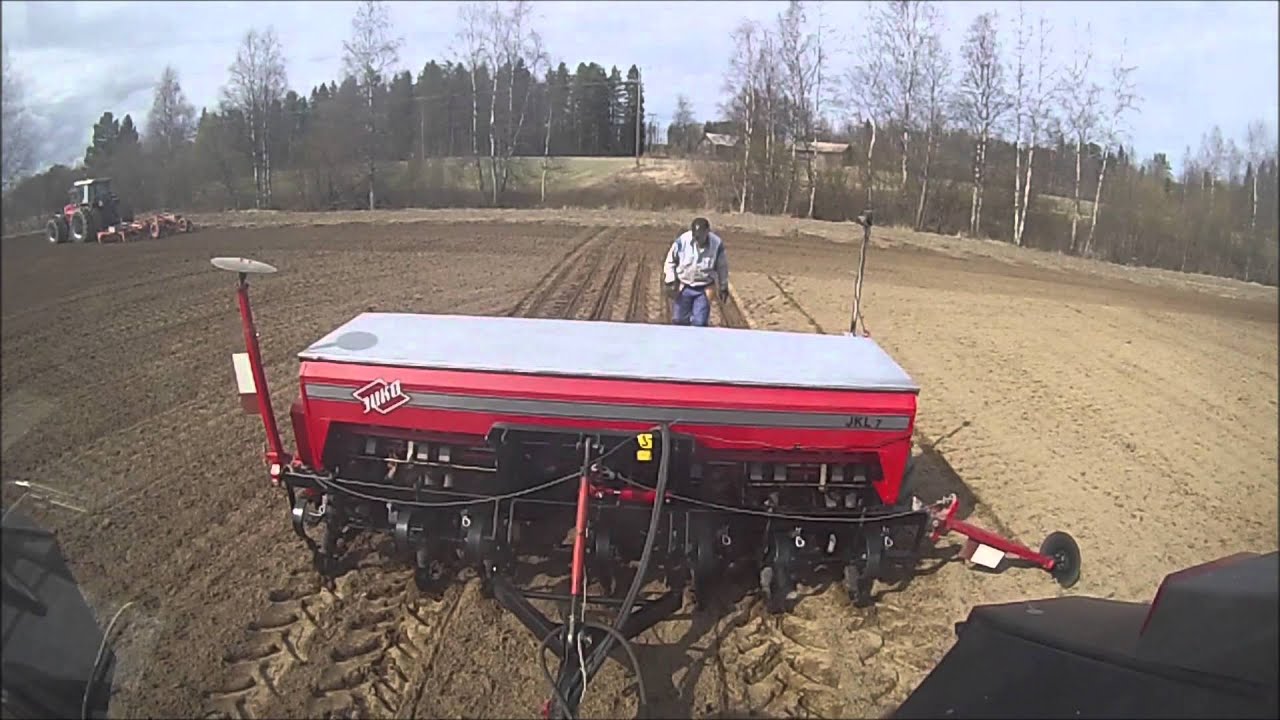 Äestystä ja sokerijuurikkaan kylvöä