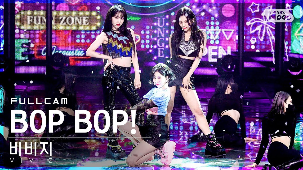 [안방1열 직캠4K] 비비지 'BOP BOP!' 풀캠 (VIVIZ Full Cam)│@SBS Inkigayo_2022.02.27.