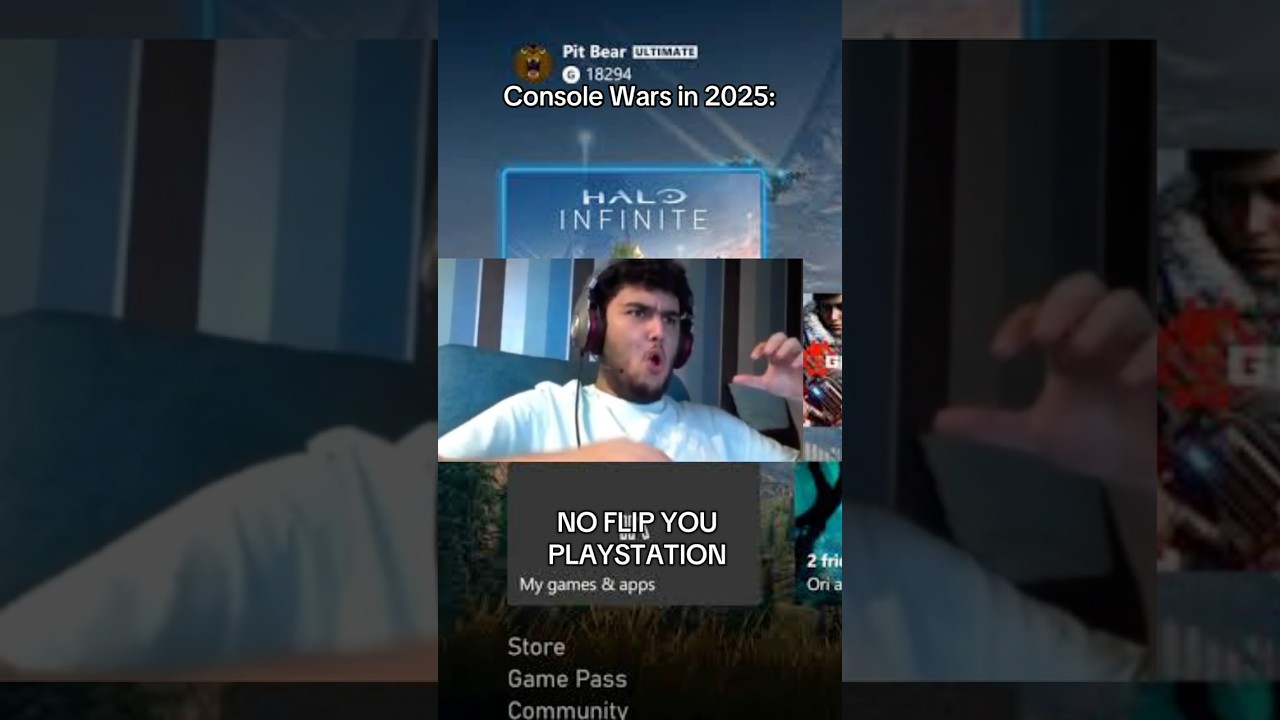 Console Wars in 2025 #xbox #playstation #consolewars #skit
