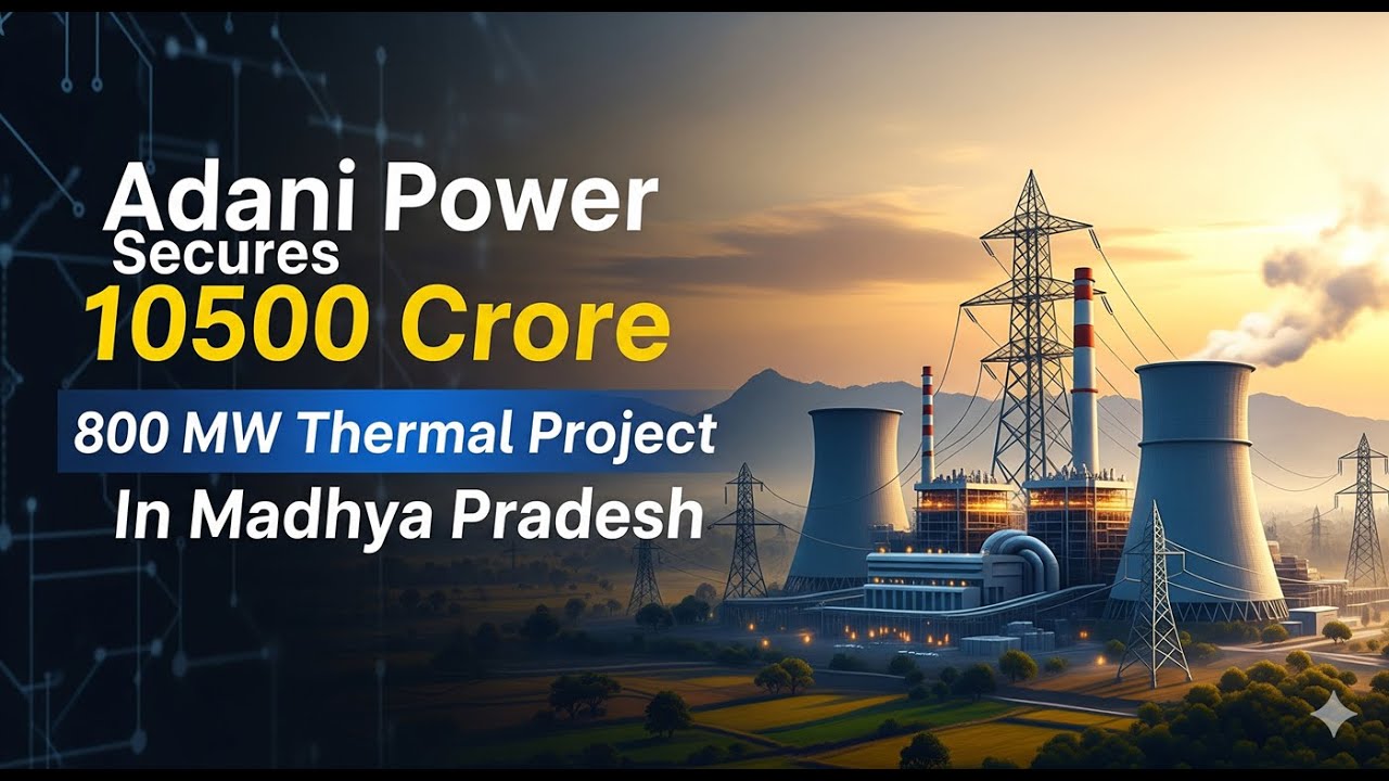 Adani Power Secures 10500 Crore 800 MW Thermal Project In MAdhya Pradesh