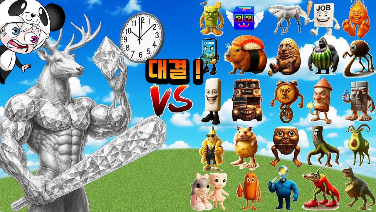 루구안 루구안 룰루 쉬지안다올레 vs 모든 이탈리안 브레인롯 신규캐릭터 군단 !! 역대급 강한 녀석이 나타났다 ㅠㅠ 애니메이션 상황극 [꿈토이 꿀잼 리액션]