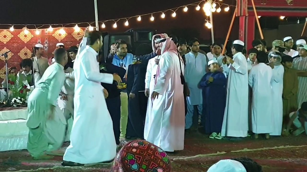 Crazzy dance by Qatari Baloch's in Noor Hayat Qatars MehFill