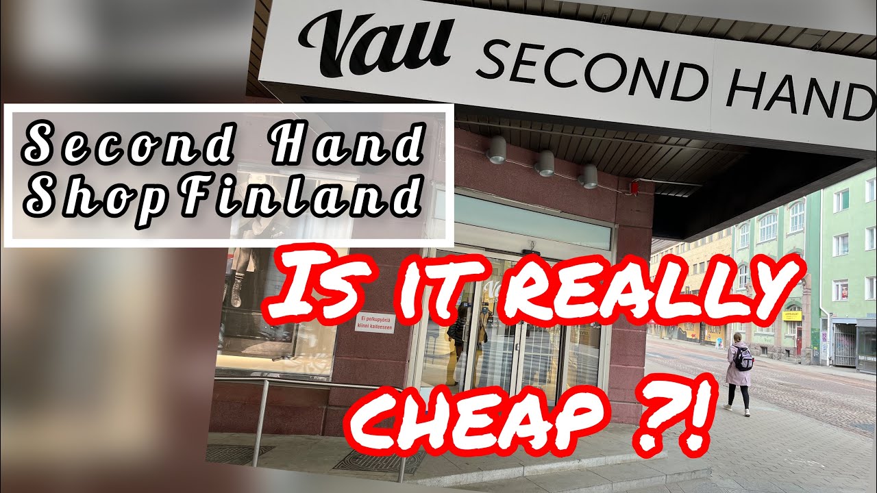 One of the expensive second hand shop in Oulu, Finland 🇫🇮