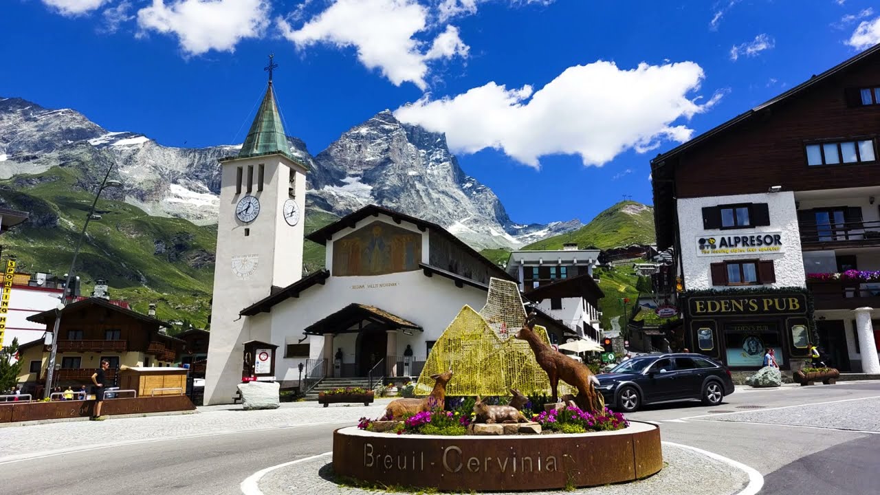 Visit Breuil-Cervinia at the foot of the Matterhorn (Cervino) in Italy
