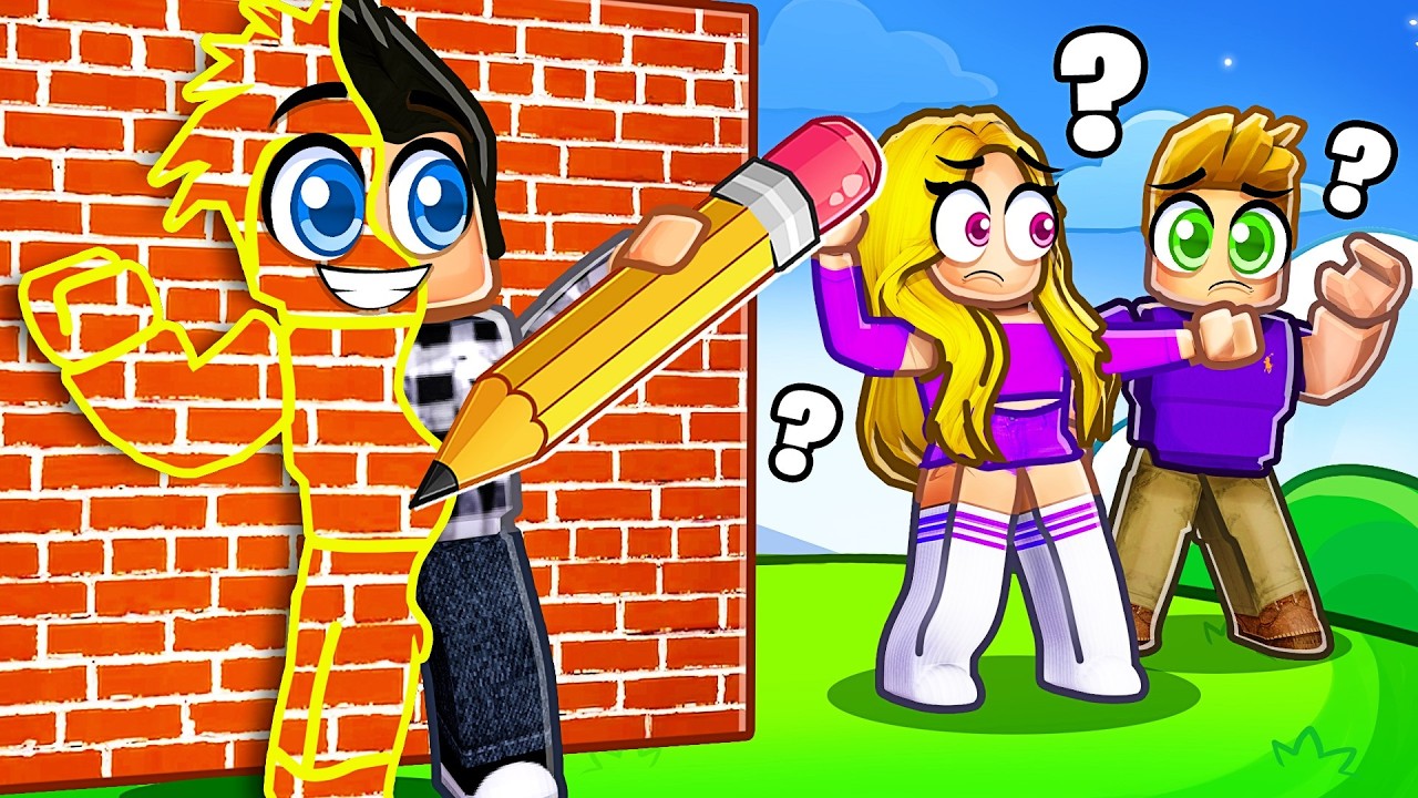 Deviens Ce Que Tu Dessines CACHE CACHE dans Roblox !