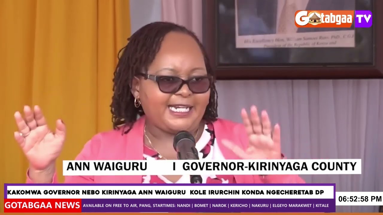 IS GOVERNOR ANN WAIGURU EYEING THE DP POSITION IN 2027?