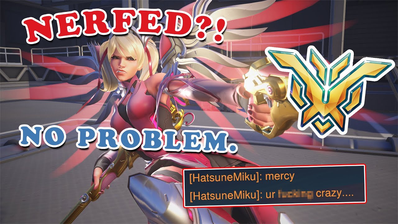 MAKING NERFED MERCY *WORK* IN SEASON 9?! - TOP 500 MERCY - Overwatch 2
