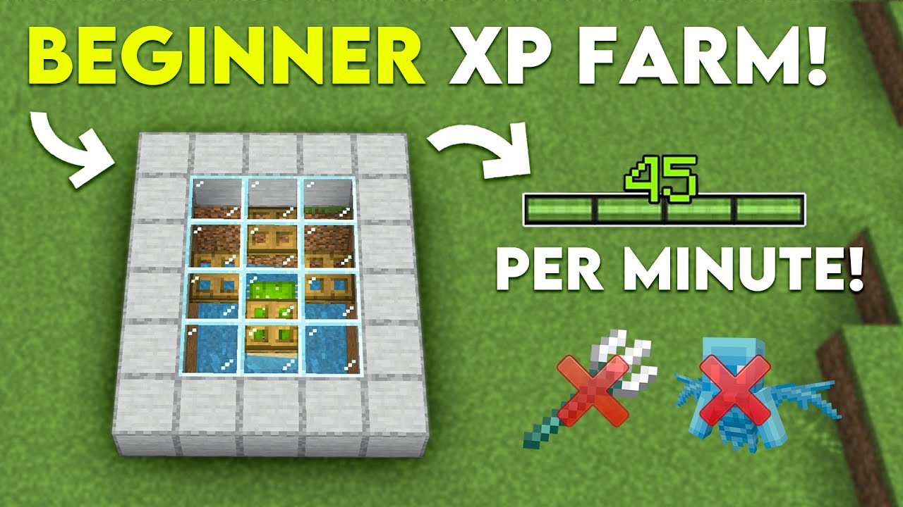 Minecraft NEW XP Farm in Bedrock Edition 1.21 (MCPE/Xbox/PS4/Nintendo Switch/Windows10)