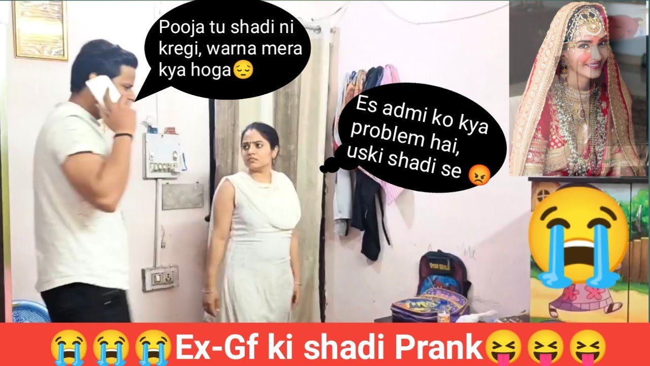 Ex-girlfriend marriage prank I Prank on wife I pranks in india I funny videos I Jims kash