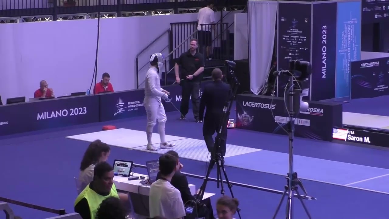 World Championships 2023 SMS - L16 - Mitchell Saron USA v Sandro Bazadze GEO