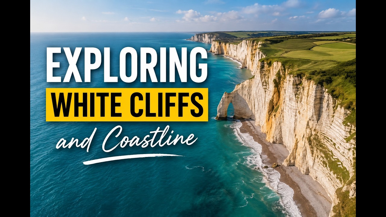 Exploring the Breathtaking White Cliffs and Coastline | Cinematic Drone Travel Film