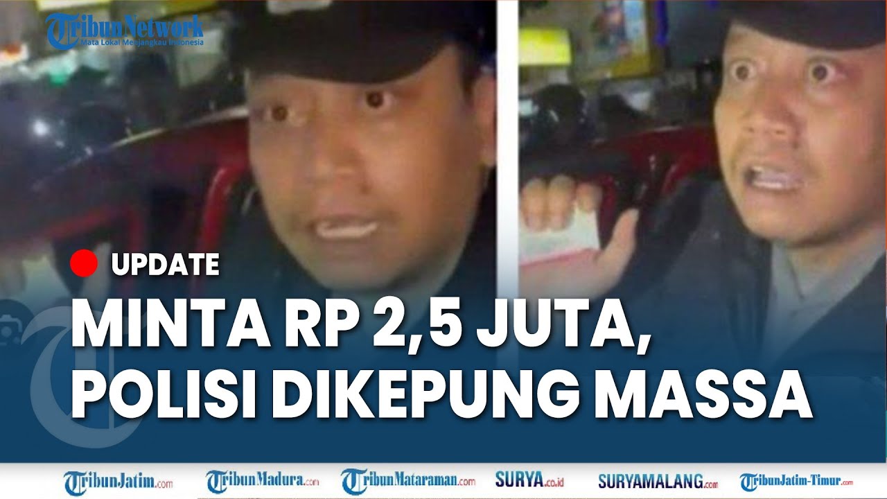 🔴POLISI PERAS SEJOLI DI SEMARANG RP 2,5 JUTA, Viral Dikepung Massa Warga