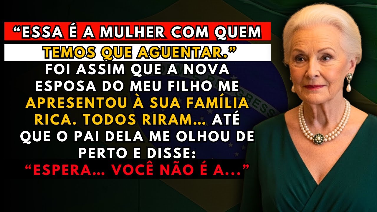 A HISTÓRIA REAL DESTA AVÓ👵Minha Nora Zombou de Mim no Casamento Dela. Então o Pai Dela Me Viu e...