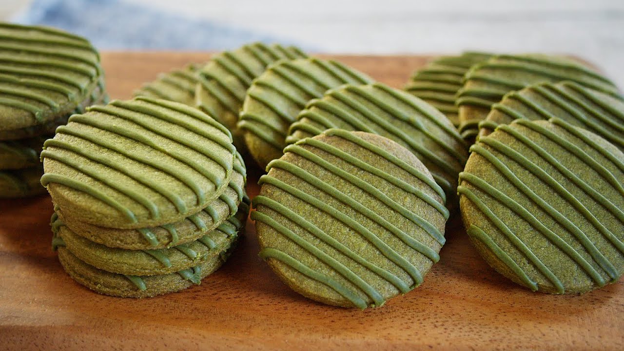 簡単！抹茶クッキーの作り方 Matcha Green Tea Cookies /お菓子作り ASMR