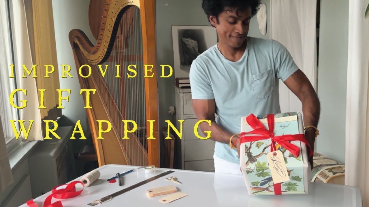 VINTAGE STYLE GIFT WRAPPING WITH NO TAPE - With Rajiv Surendra