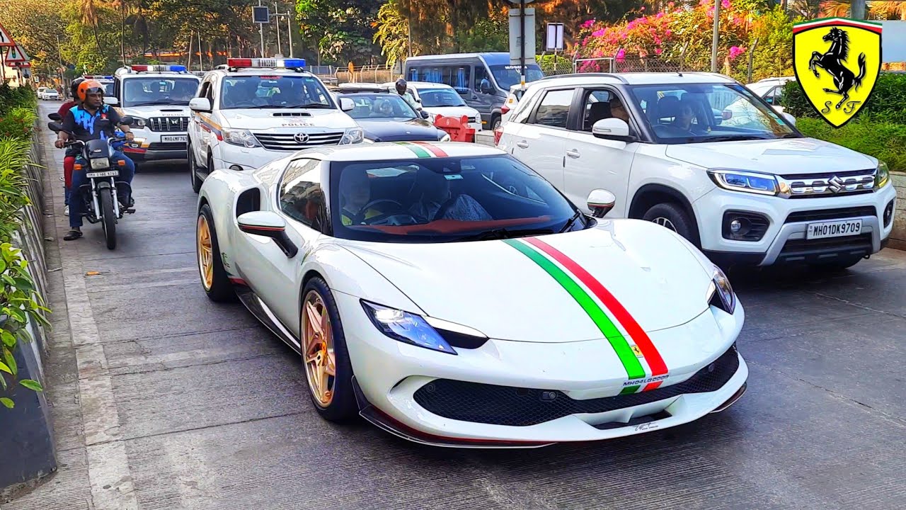 SUPERCARS OF INDIA 4K | LOUD Ferrari 296GTB, Porsche 992GT3RS, Ford Mustang DH, BMW M4CJE, Gwagon