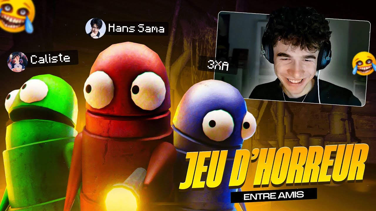 ON se fait PEUR sur un JEU d'HORREUR avec Caliste & Hans Sama! (R.E.P.O)