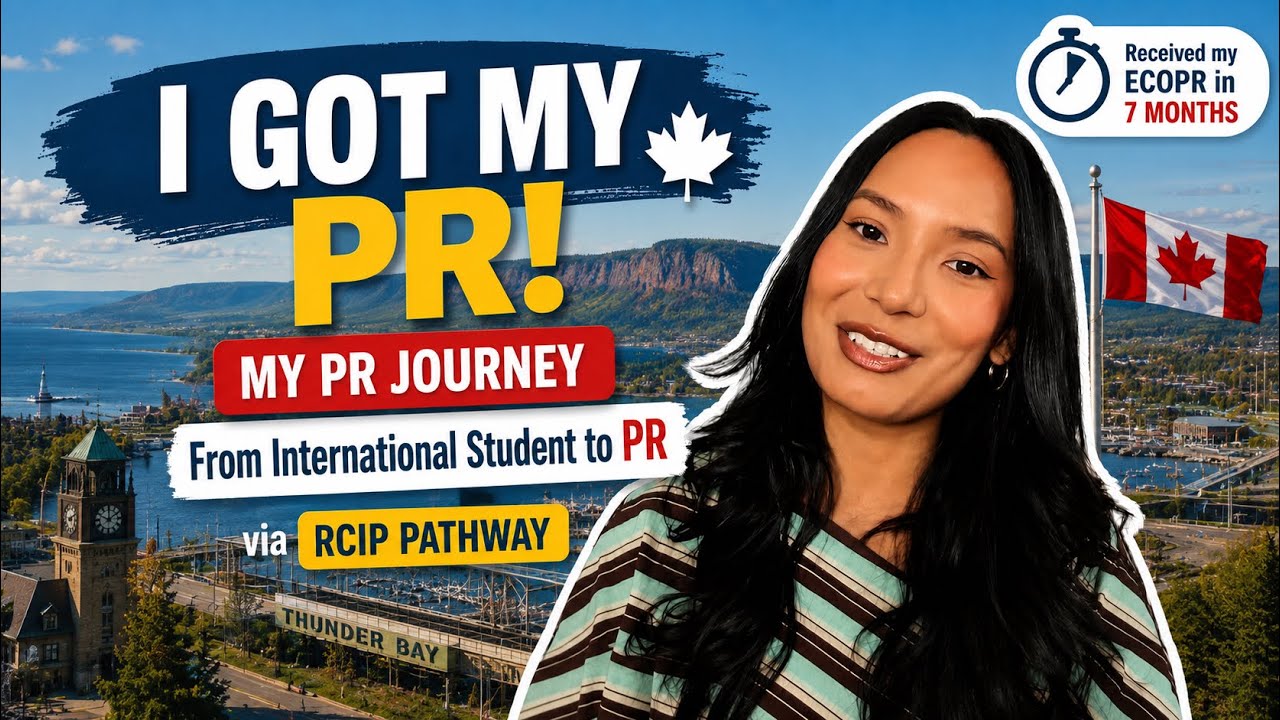 My Canada PR Journey 🇳🇵🇨🇦| International Student to Permanent Resident | RCIP Thunder Bay Timeline ✅