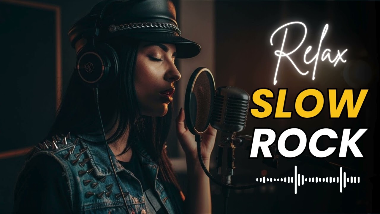 SlowRock Whispers | Soft Rock Calm for Lonely Midnight Hours