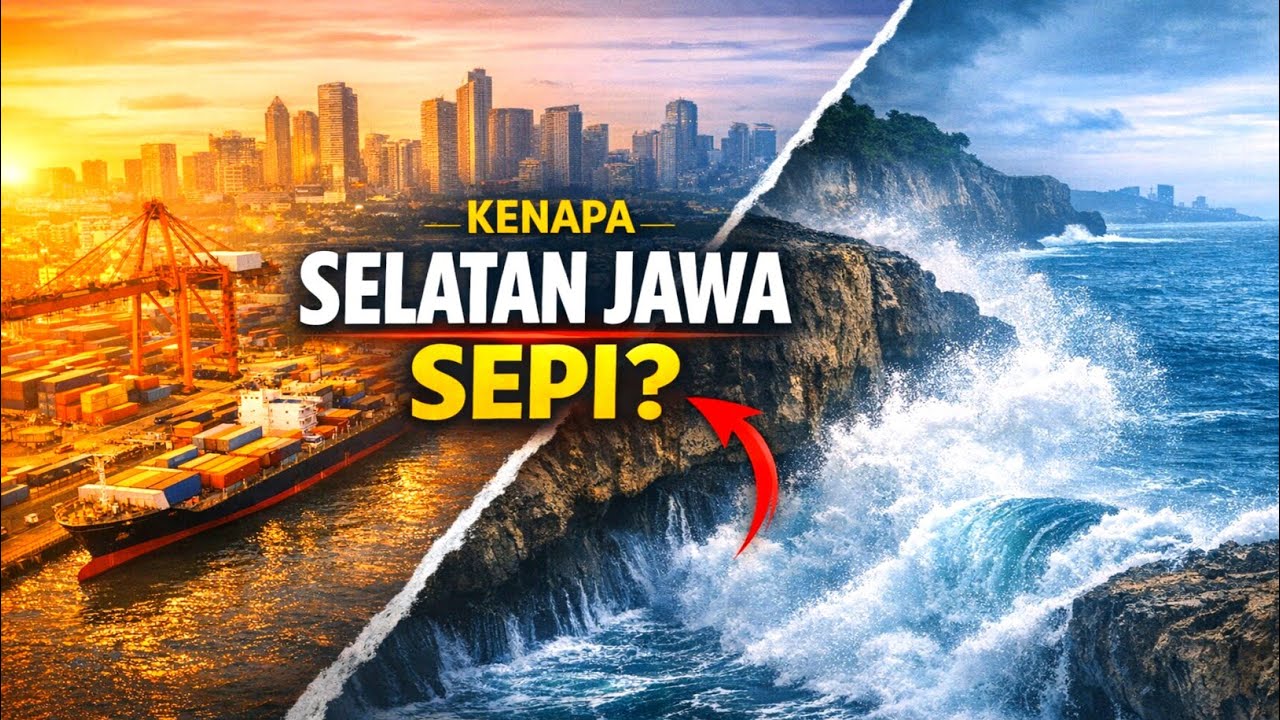Mengapa Tidak Ada Kota Besar di Selatan Jawa?
