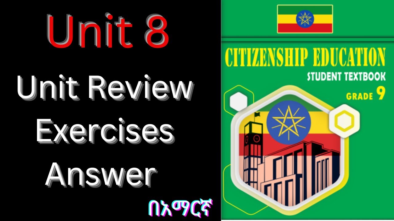 Unit 8 Review Exercises Answer