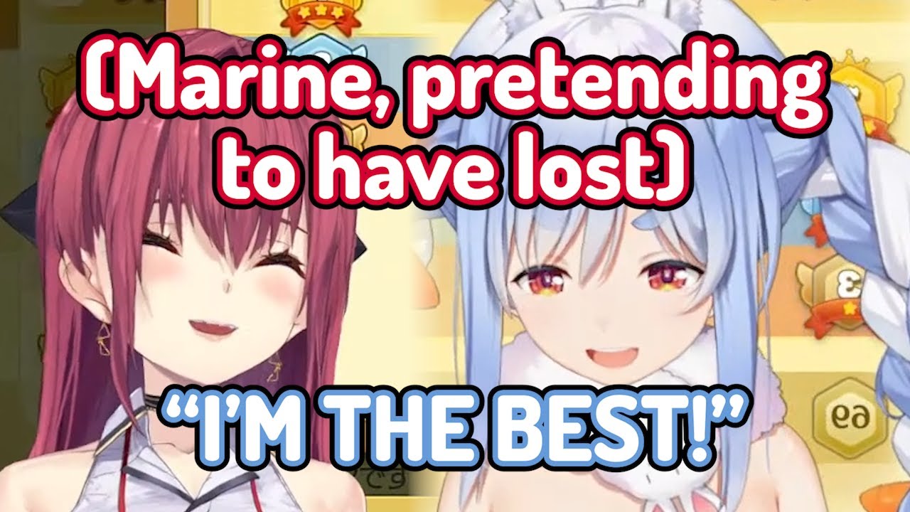 Smug Pekora thinks she won, so Marine plays along before DESTROYING her