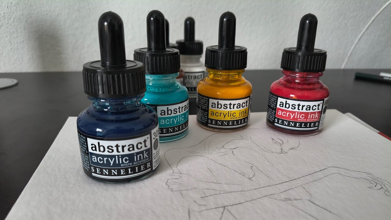 Wir testen die Sennelier ACRYL INK 