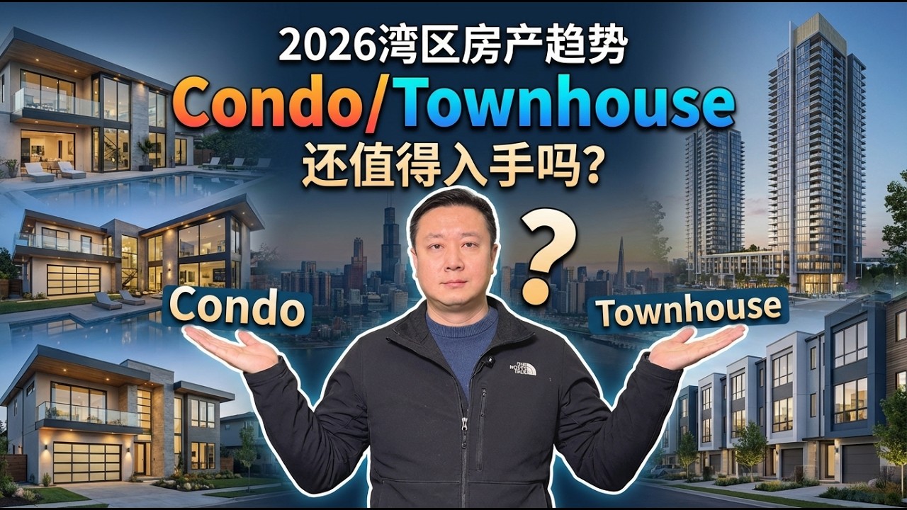 2026湾区房产趋势：Condo/Townhouse市场回暖还是冷？南湾（Milpitas/Mountain View）实操案例分析！