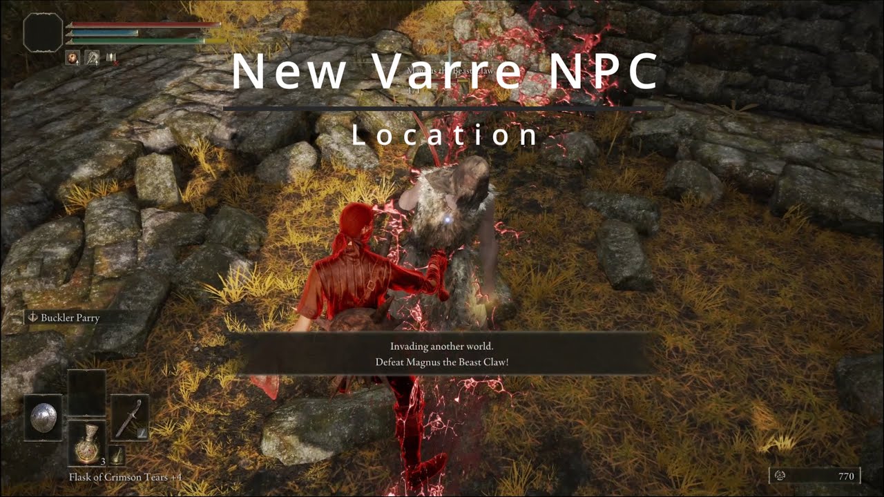 Elden Ring 1.06 - Varre Questline New NPC Location