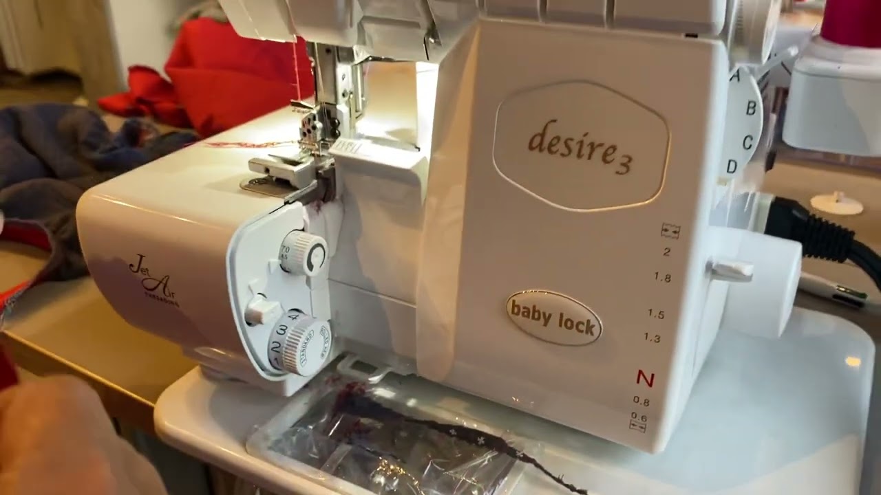 Je fronce avec ma Babylock