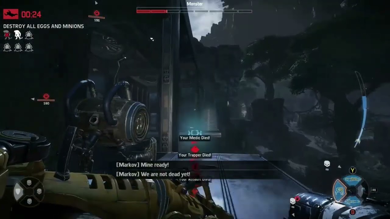 Evolve-  Support Last Man Standing Dialogue