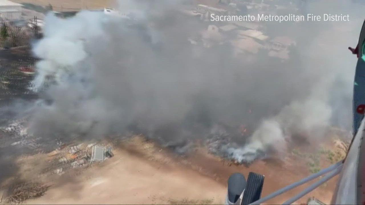 Outbreak of weekend fires in Sacramento County highlights incoming fire danger