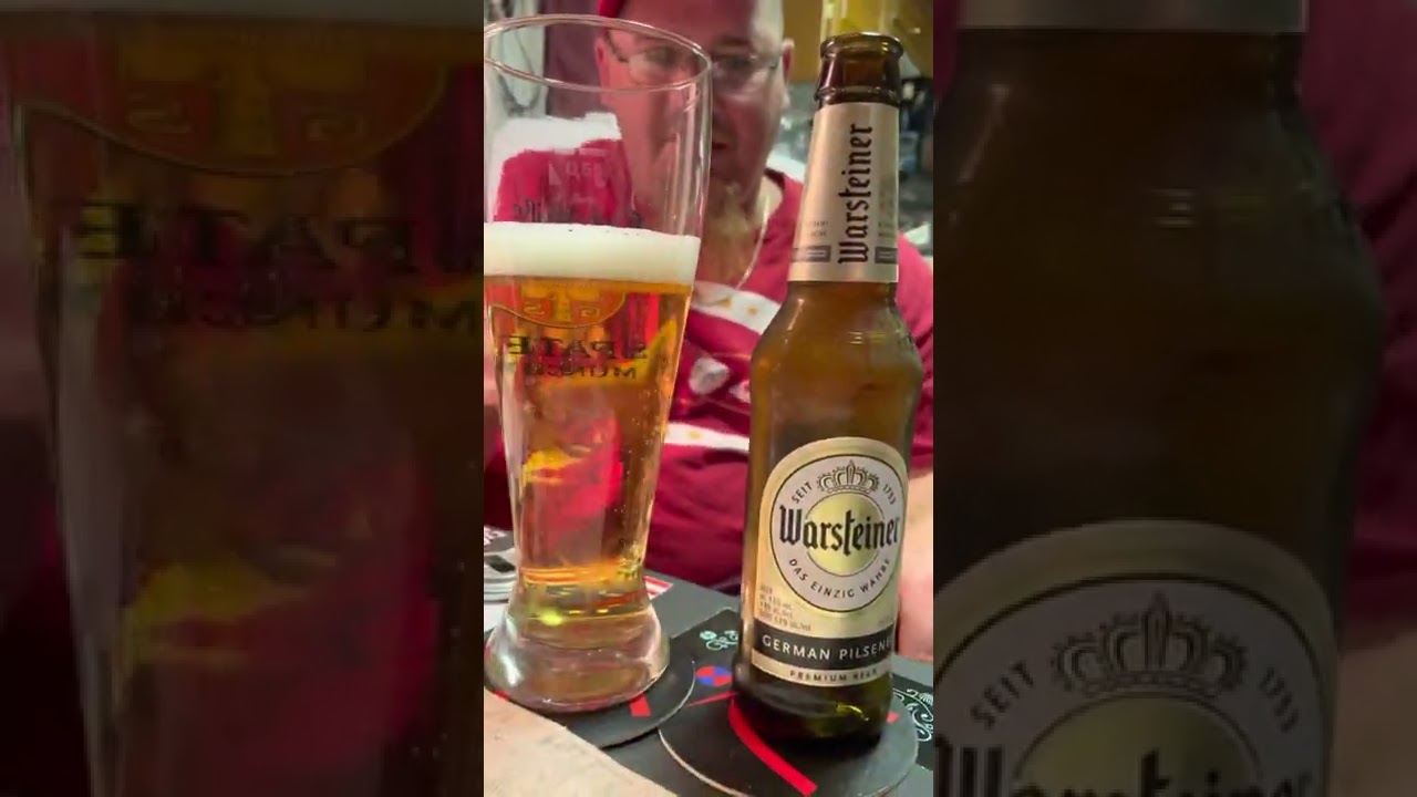 Pilsener. German Pilsner. Warsteiner Brewery. 4.8%abv