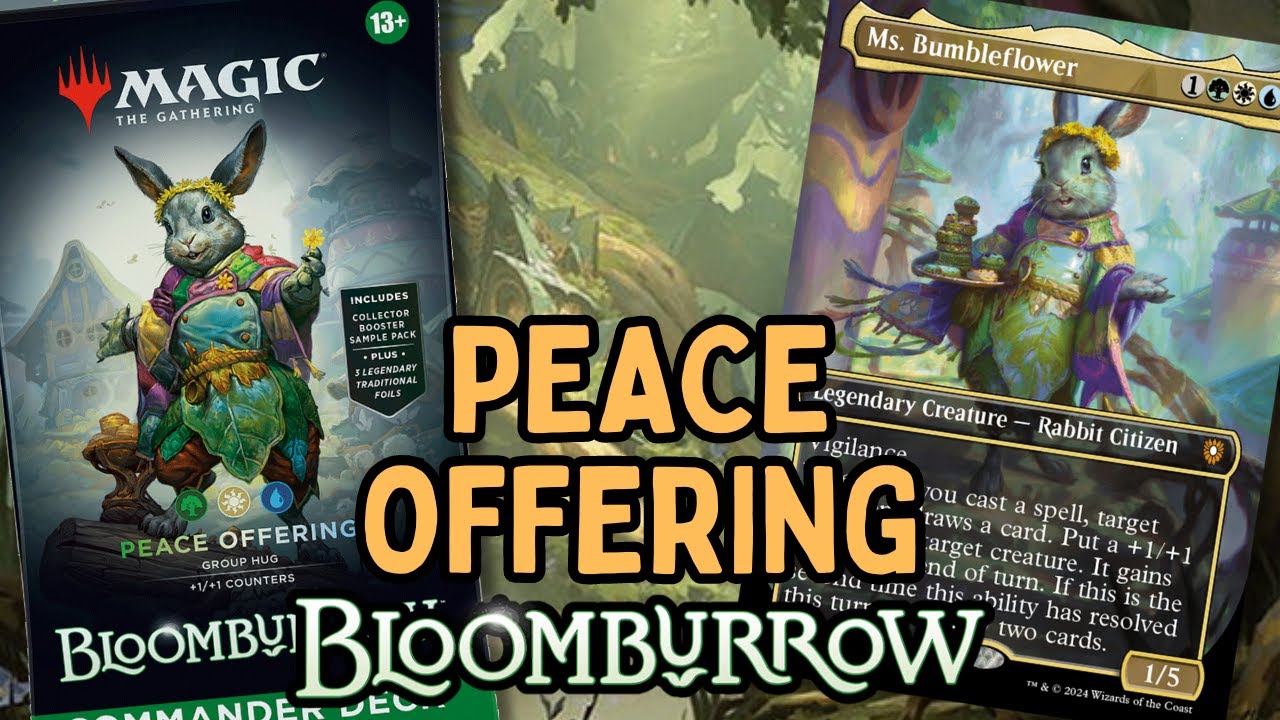 Полный обзор новых карт колоды командира Bloomburrow «Мирное предложение» | Magic the Gathering |...